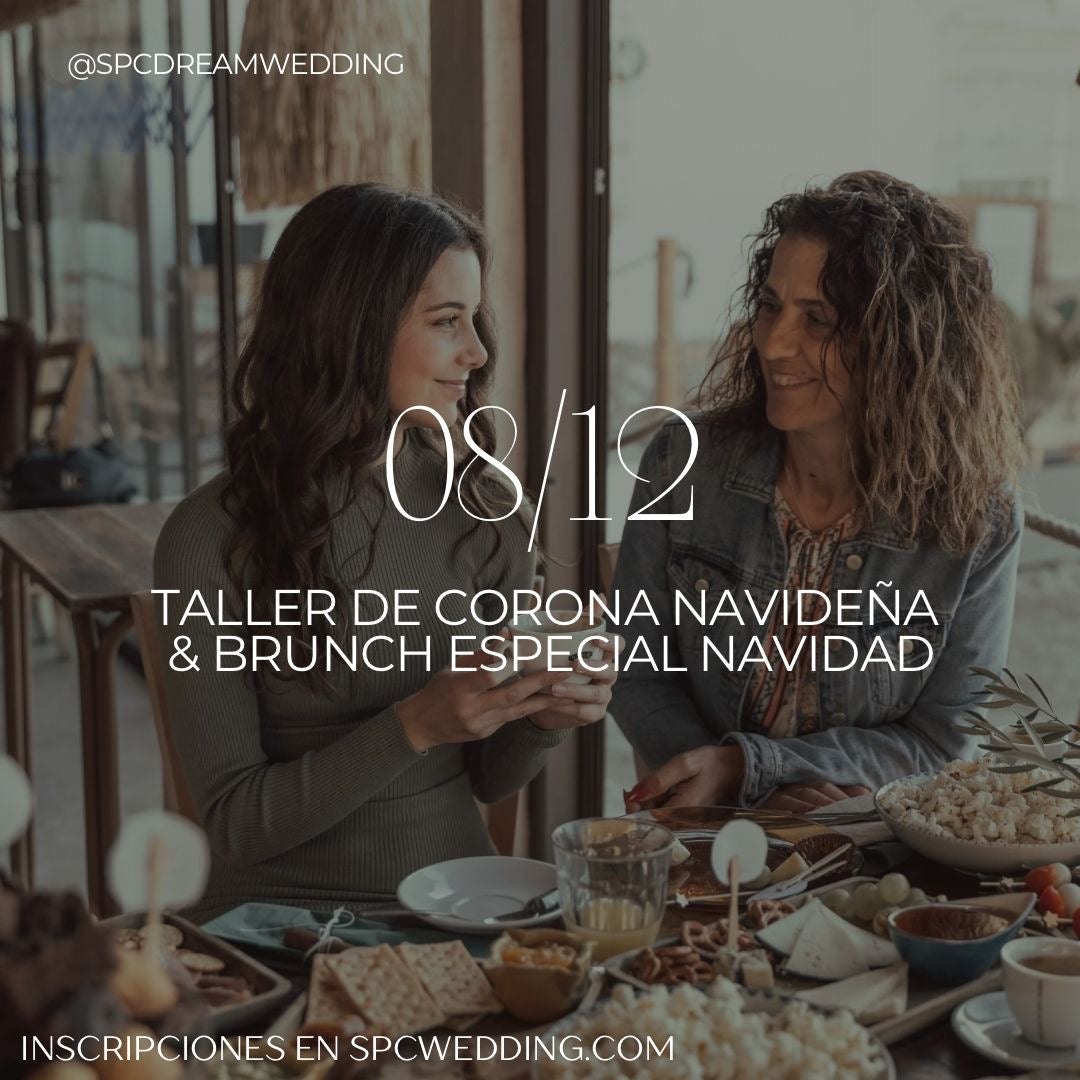 TALLER CORONAS DE NAVIDAD 🎄| SPC + DESAYUNO (8 Diciembre) - SPC DREAM WEDDING