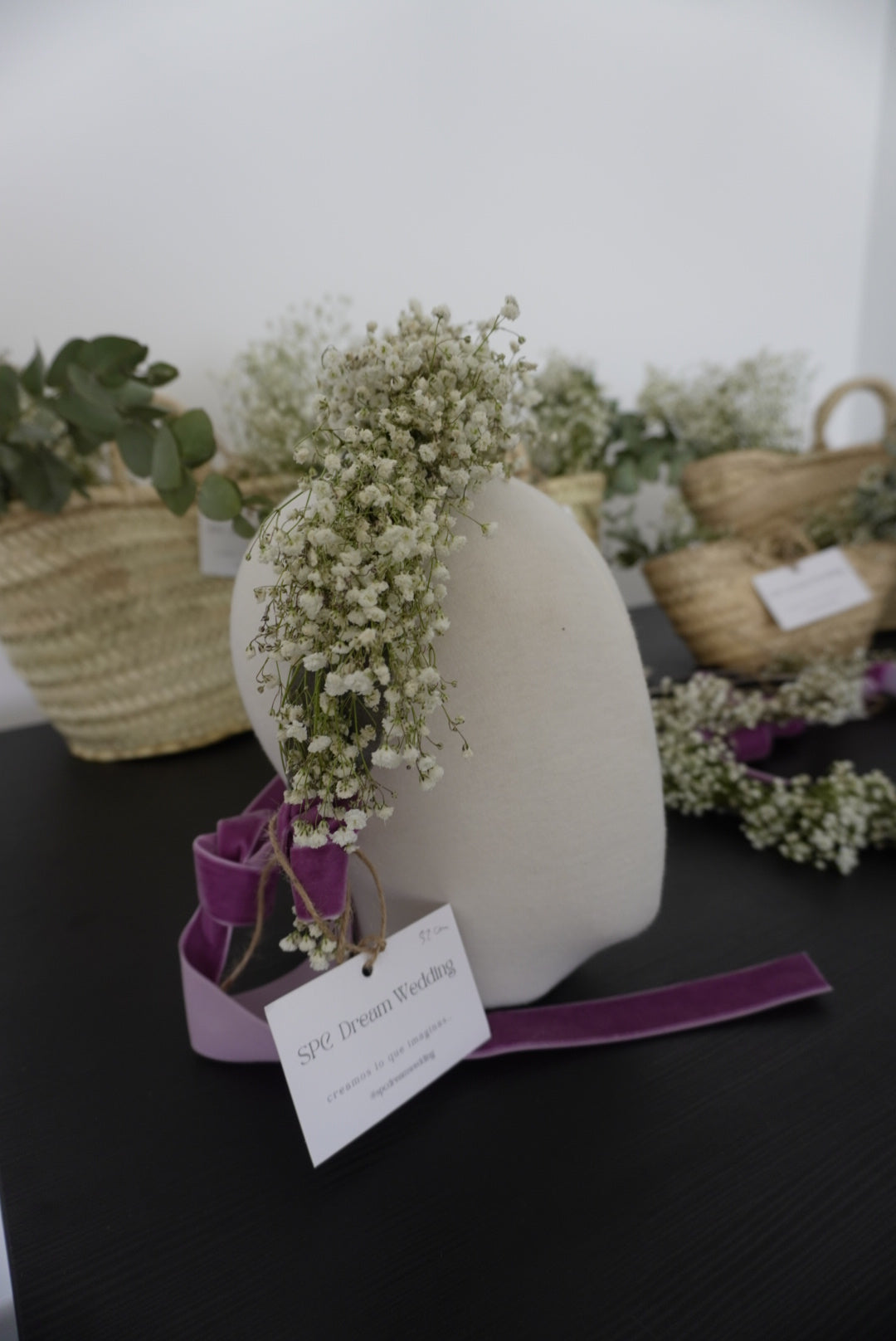 Diadema natural Paniculata (personalizada) - SPC DREAM WEDDING