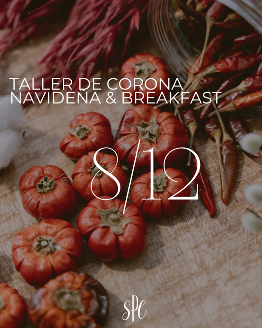 8/12 TALLER DE CORONAS NAVIDEÑAS NATURALES & BREAKFAST