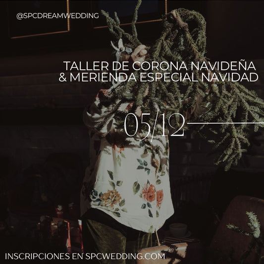 TALLER CORONAS DE NAVIDAD 🎄| SPC + MERIENDA (5 Diciembre)