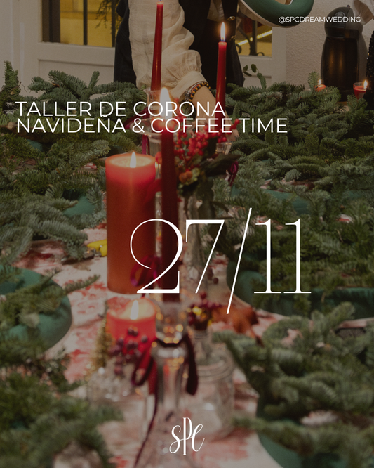 27/11 TALLER DE CORONAS NAVIDEÑAS NATURALES & COFFEE TIME