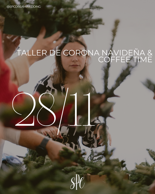 28/11 TALLER DE CORONAS NAVIDEÑAS NATURALES & COFFEE TIME